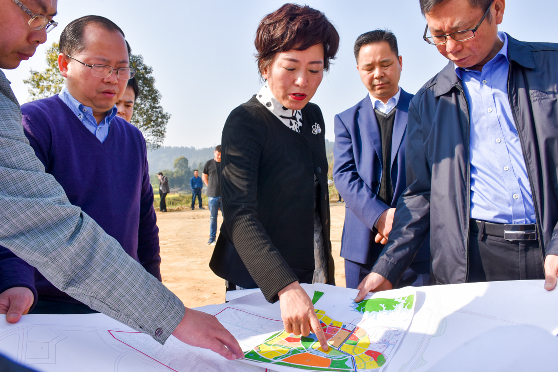 內江市副市長陳朗調研船石湖運動特色小鎮(圖2)