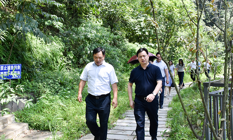 省總工會宣教部部長陳君一行到川威集團連界基地調研(圖1)