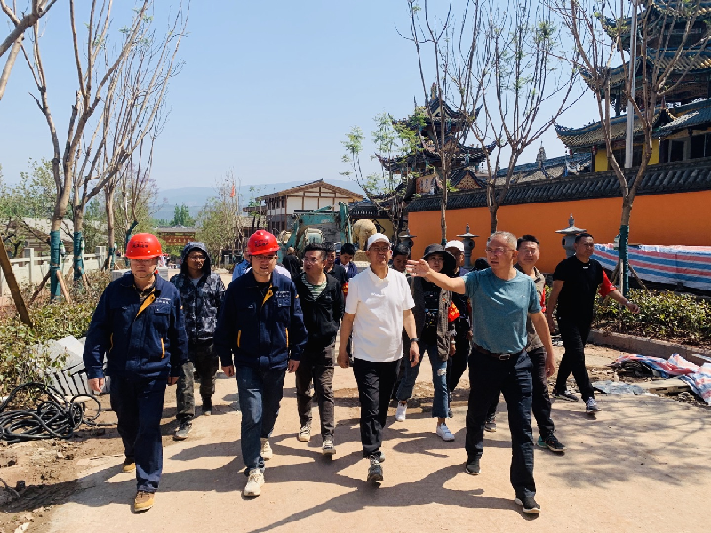 西昌市市長馬廷貴一行調(diào)研大石板社區(qū)民宿改造提升項目(圖1)